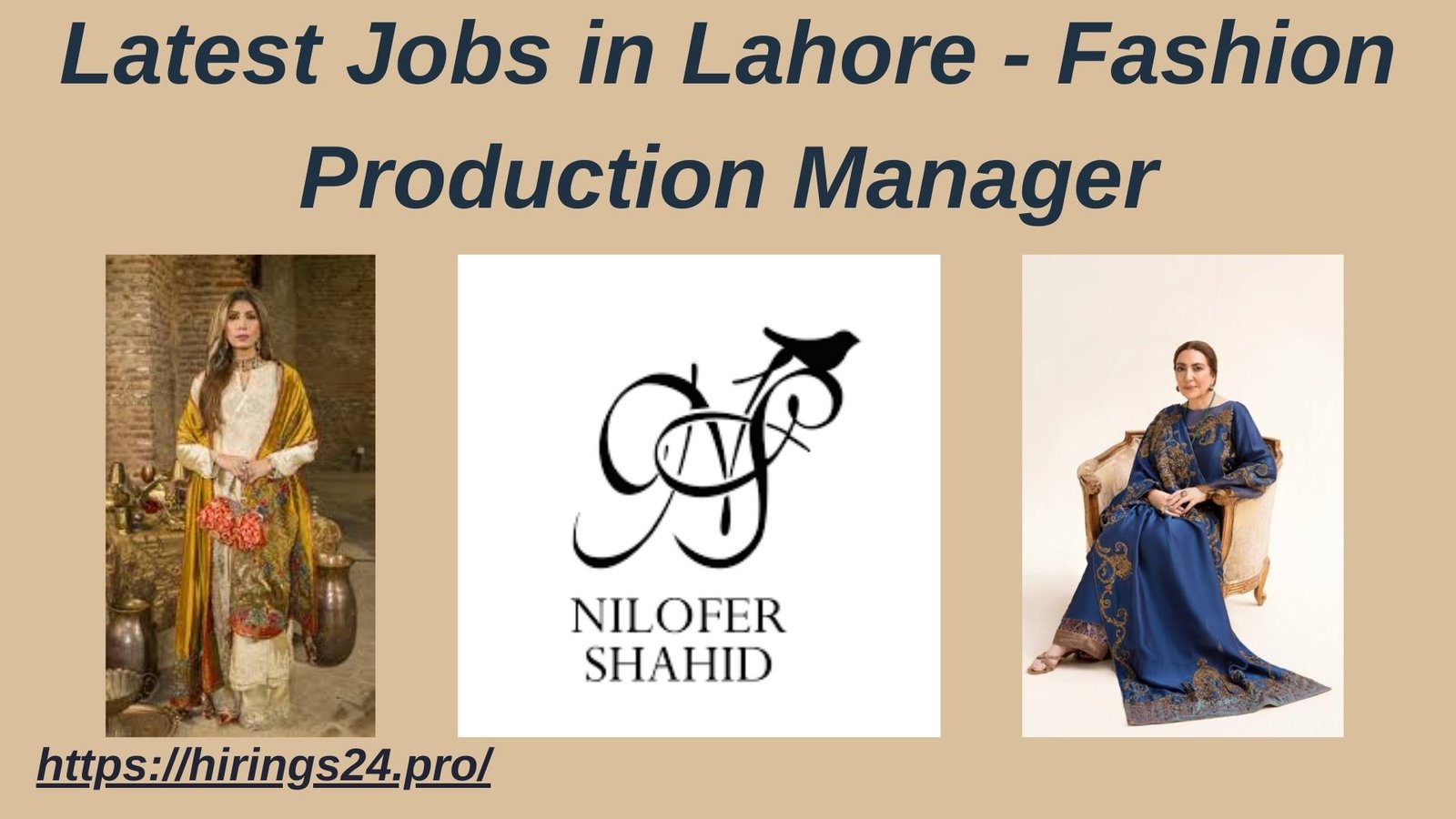 Latest Jobs in Lahore - Fashion Production Manager