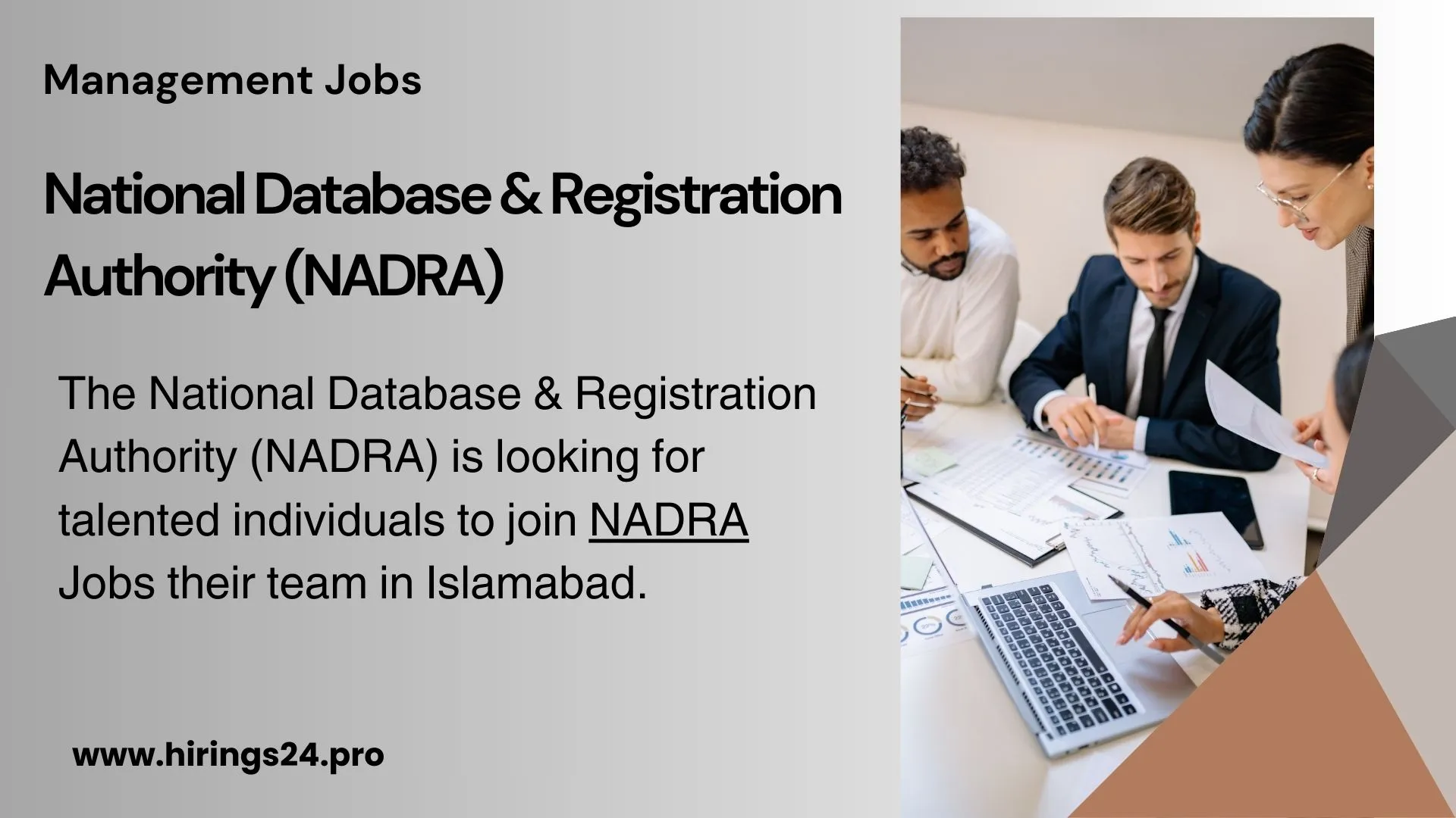 Latest NADRA Jobs 2025 in Islamabad